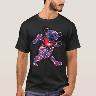 Buffalo NY Crazy Striped Dancing Football Fan Beer T-shirt