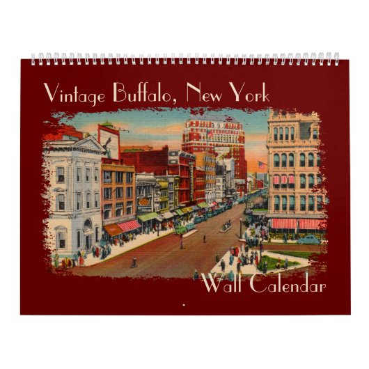 Buffalo, NY Muur Kalender (Hoes)