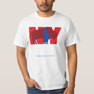 BUFFALO NY (rood) T-shirt