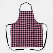 Buffalo Plaid Apron Schort (Voorkant)