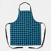Buffalo Plaid Apron Schort (Voorkant)