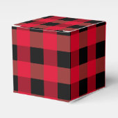 Buffalo plaid bedankdoosjes (Voorkant Zijde)