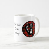 Buffalo Plaid Bois Animaux Café Mug (Devant droit)