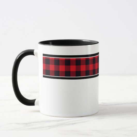 Buffalo Plaid Coffee Mug (Gauche)