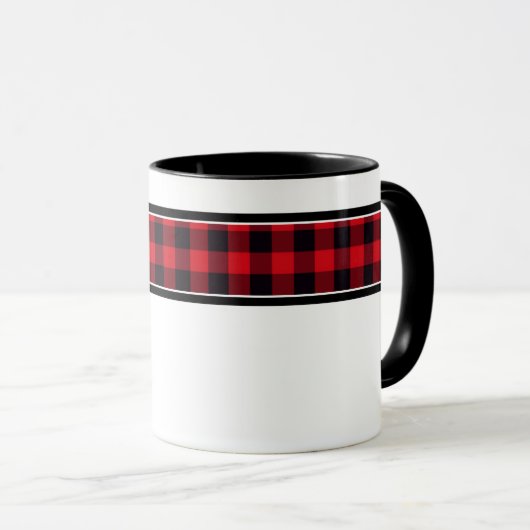 Buffalo Plaid Coffee Mug (Devant droit)