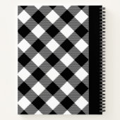  Buffalo Plaid Diary Notitieboek (Achterkant)