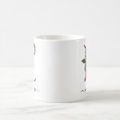 Buffalo Plaid E Monogram Christmas Coffee Mug (Centre)