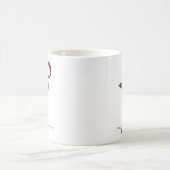 Buffalo Plaid F Monogram Christmas Coffee Mug (Centre)