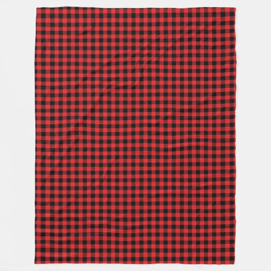 Buffalo Plaid Fleece Blanket (Voorkant)
