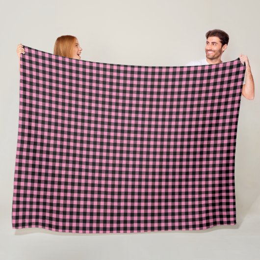 Buffalo Plaid Fleece Dekbed Deken (In situ)
