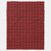 Buffalo Plaid Fleece Dekbed Deken (Voorkant)