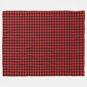 Buffalo Plaid Fleece Dekbed Deken (Voorkant (Horizontaal))