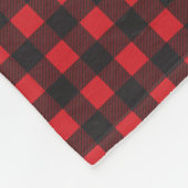 Buffalo plaid gepersonaliseerde deken (Hoek)
