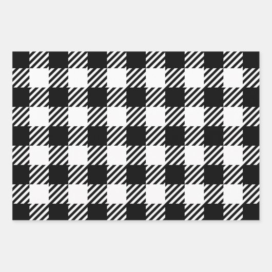 Buffalo Plaid Grand Chèque Pack papier (Devant)