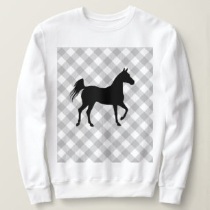 Buffalo Plaid Horse Lover (niet zo) Lelijke trui