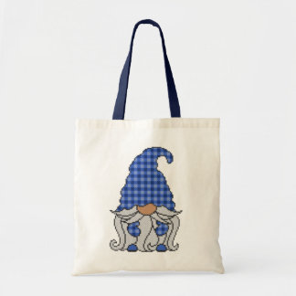Buffalo Plaid Kabouter 2 (blauw) Tote Bag