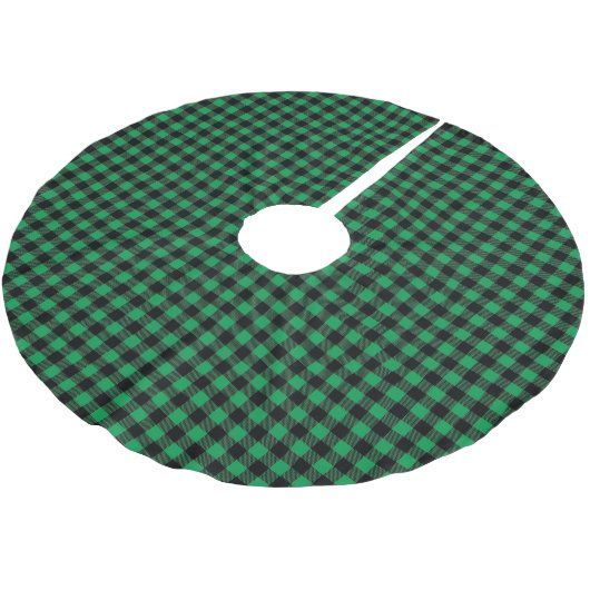 Buffalo Plaid Kerstboom Rok (Gekanteld)