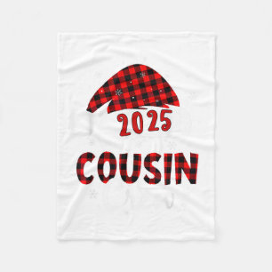 Buffalo Plaid Kerstman 2025 Cousin Crew Kerstmis X Fleece Deken
