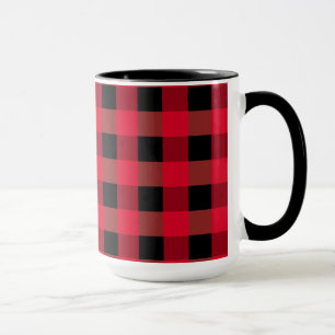 Buffalo Plaid koffie mok