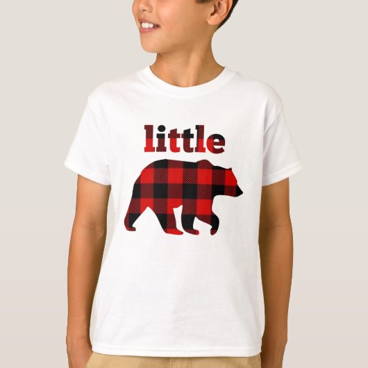 "Buffalo plaid little beer" T-shirt (Voorkant)