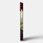 Buffalo Plaid Lumberjack Woodland Beer Forest Case-Mate iPhone Case (Achterkant / Links)