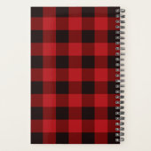 buffalo plaid mariage rustique d'hiver (Dos)