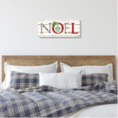 Buffalo Plaid NOEL, toile de paix Imprimer (Insitu(Chambre))