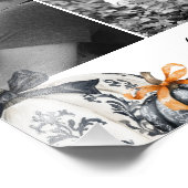 Buffalo Plaid Pompoen Foto Collage Print Afdruk (Hoek)