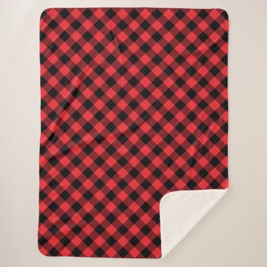 Buffalo Plaid Red Black Check (Devant)
