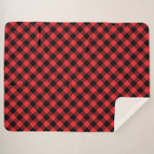 Buffalo Plaid Red Black Check (Devant (Horizontal))