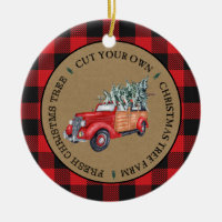 Buffalo Plaid Snijd Uw Eigen Boom Truck