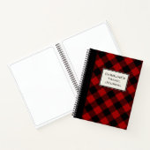 Buffalo Plaid Travel Journal Notitieboek (Binnen)