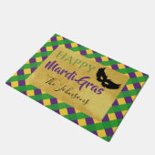 Buffalo Play Mardi Gras Style Deurmat (Schuin)