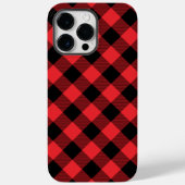 Buffalo Plays Red Black Case-Mate iPhone Case (Achterkant)
