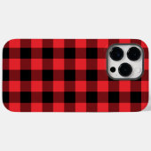 Buffalo Plays Red Black Case-Mate iPhone Case (Achterkant (horizontaal))