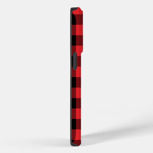 Buffalo Plays Red Black Case-Mate iPhone Case (Achterkant / Rechts)