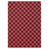 Buffalo Plays Red Black Tafelkleed (Voorkant)