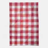 Buffalo Plays Red en White Theedoek (Verticaal)