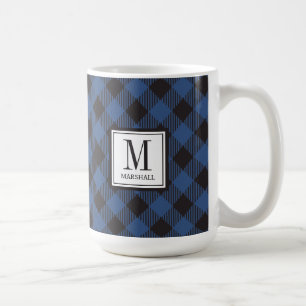 Buffalo Pset Blue Custom Name Koffiemok