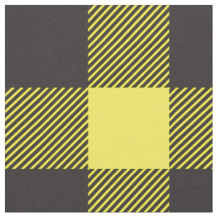 Buffalo Pset Check Pattern Black Yellow Stof