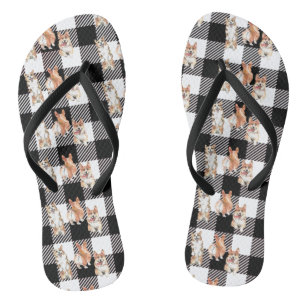 Buffalo Pset Corgi Dog Waterverf Teenslippers