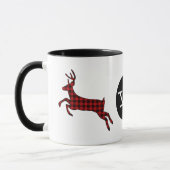 Buffalo Pset Deer Monogrammed Mok (Links)