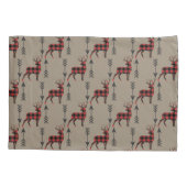 Buffalo Pset Deer op Tan Kussensloop (Achterkant)