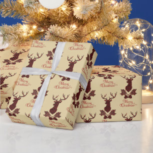 Buffalo Pset Deer Pattern Cadeaupapier