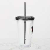 Buffalo Pset Deer Scrapbook Motif Acryl Drinkbeker (Rechts)