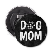Buffalo Pset DOG MOM Pawprint Button Flesopener (Voorkant)