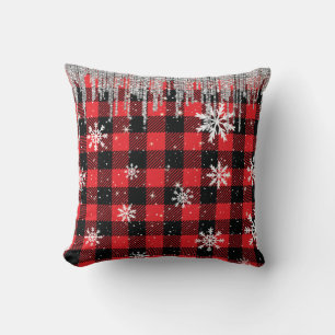 Buffalo Pset en Snowflakes Kussen