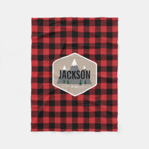 Buffalo Pset Fleece Blanket Deken