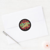 Buffalo Pset Forest Chipmunk Round Sticker (Envelop)