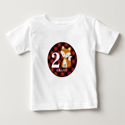 Buffalo Pset Fox Birthday Shirt (Voorkant)